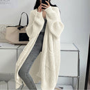 Idle Style Loose Thick Knitted Coat For Women