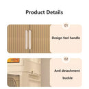 Collapsible Storage Bins With Magnetic Door  Plastic Storage Cabinet With Wheels  Closet Organizers And Storage Containers