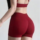 High-Waisted Yoga Shorts - Quick-Dry & Squat-Proof
