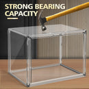 4 Oversized Acrylic Closet Purse Organizers With Lids Transparent Stackable Handbag Display And Shoe Box Storage