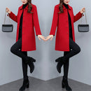 Autumn And Winter Woolen Coat Women