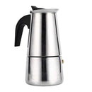 Straight Cylinder Mocha Pot Stainless Steel Italian Coffee Pot