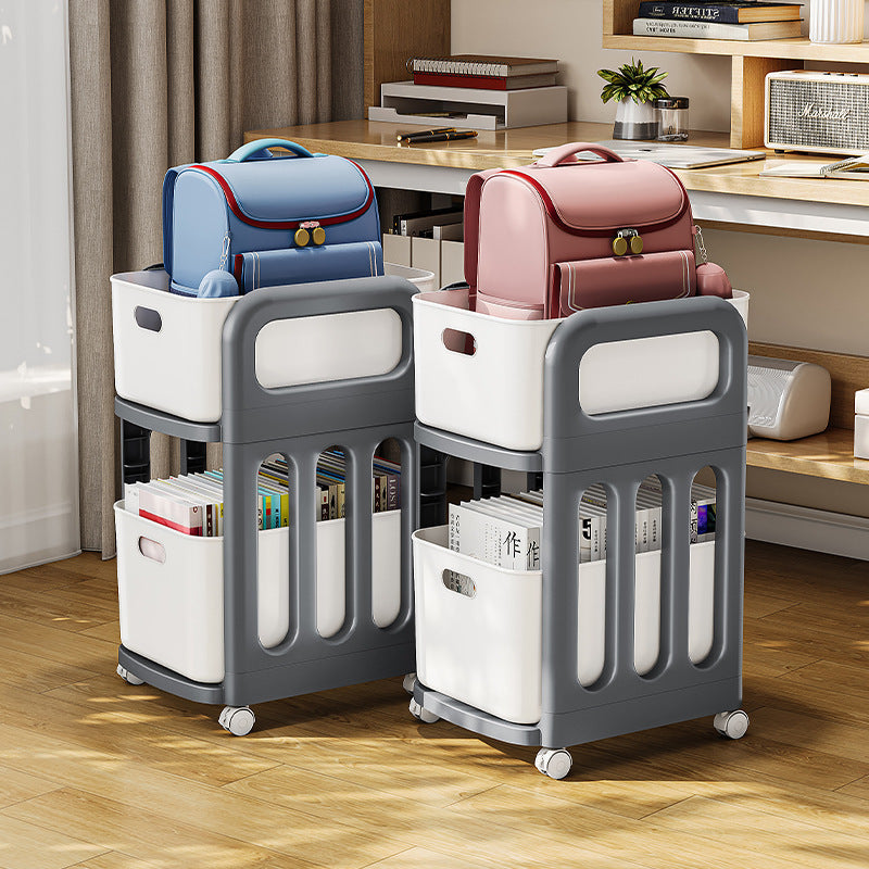 Trolley Movable Wheeled Storage Rack Floor Multi-layer