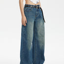 Men's And Women's Wide Leg Loose Jeans