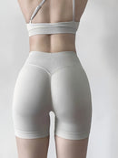 High-Waisted Yoga Shorts - Quick-Dry & Squat-Proof