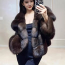 Large Lapel New Winter Faux Fur Coat
