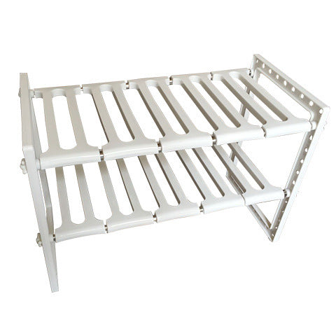 Extendible Kitchen Rack Under Sink Storage Rack Shelf Cooker Pot Pan Holder Cabinet Organizer