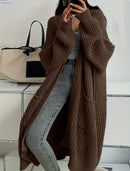 Idle Style Loose Thick Knitted Coat For Women