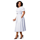 Large Skirt High Waist African Dress