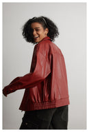 Leather Jacket Men And Women Special-interest Fashion Brand Sweet Cool Hot Girl Cropped Leather Coat