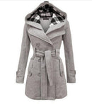 New Women's Long-Sleeved Oversized Wool Coat