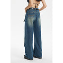 Men's And Women's Wide Leg Loose Jeans