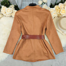 Women's Fashion Temperament Deerskin Velvet Small Suit Jacket