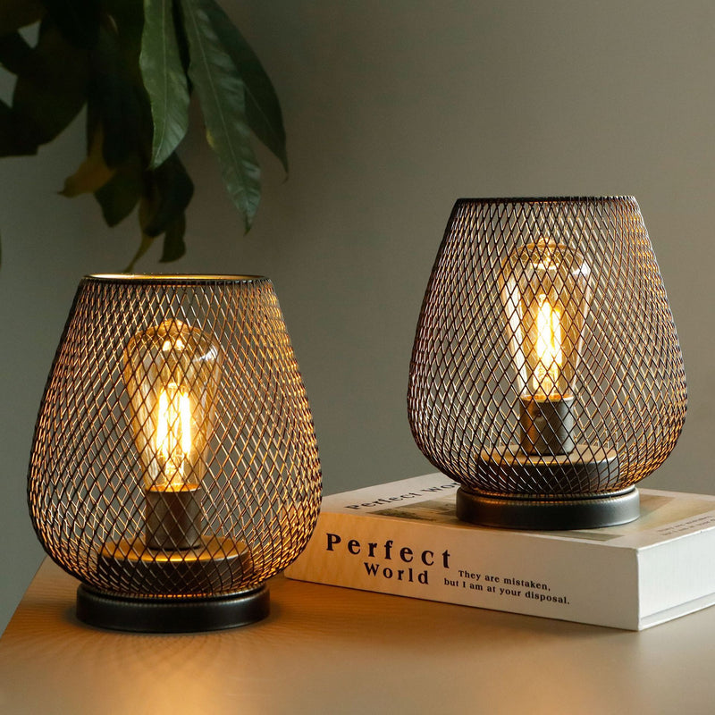 Iron Lamp Bedroom Dining Room Net Light Small Night Lamp Decorative Lights