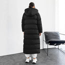 Long Below The Knee Hooded New Leisure Puffer Jacket Coat
