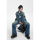 Men's And Women's Wide Leg Loose Jeans