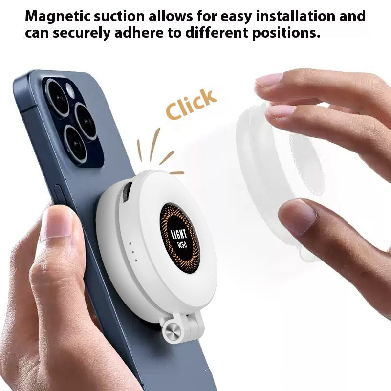 W50 Selfie Mobile Phone Magnetic Fill Light Portable