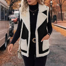 European And American Lamb Wool Vest Women's Autumn And Winter Fur Composite