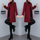 Autumn And Winter Woolen Coat Women