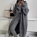 Idle Style Loose Thick Knitted Coat For Women