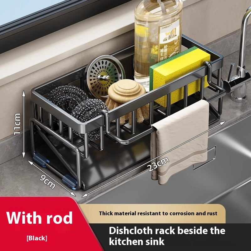 Kitchen Sink Rag Draining Rack