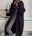 Idle Style Loose Thick Knitted Coat For Women