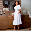 Large Skirt High Waist African Dress