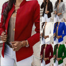 Fashion Solid Color Stand Collar Long Sleeve Women's Clothing Jacket