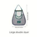 Multi-Functional Kitchen Storage Mesh Bags - Wall-Mounted Organizers For Storing Fruits, Vegetables, Ginger, And Garlic, Hollow Mesh Bags ,Essential Home Accessories-Selling On Temu Is Prohibited