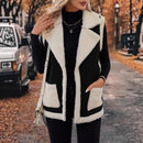 European And American Lamb Wool Vest Women's Autumn And Winter Fur Composite