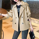 New Korean Style Suit Collar Long Sleeve Top Baggy Casual Jacket