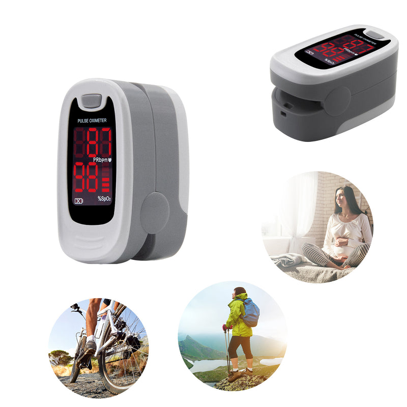Finger Pulse Oximeter Blood Oxygen Sensor SpO2 Monitor Heart Rate O2 Meter