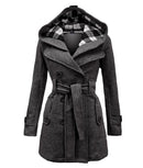 New Women's Long-Sleeved Oversized Wool Coat