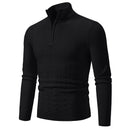 Casual Simple Stand-up Collar Slim Fit Men's Knitwear Sweater