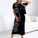 Autumn Fashion Women's Wear New Printed Two-piece Suit