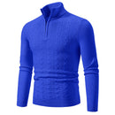 Casual Simple Stand-up Collar Slim Fit Men's Knitwear Sweater