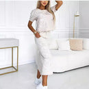 Autumn Fashion Women's Wear New Printed Two-piece Suit