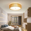 Japanese-style Log LED Bedroom Ceiling Lamp Nordic