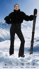 Winter Ski One-piece Female Windproof Thickening