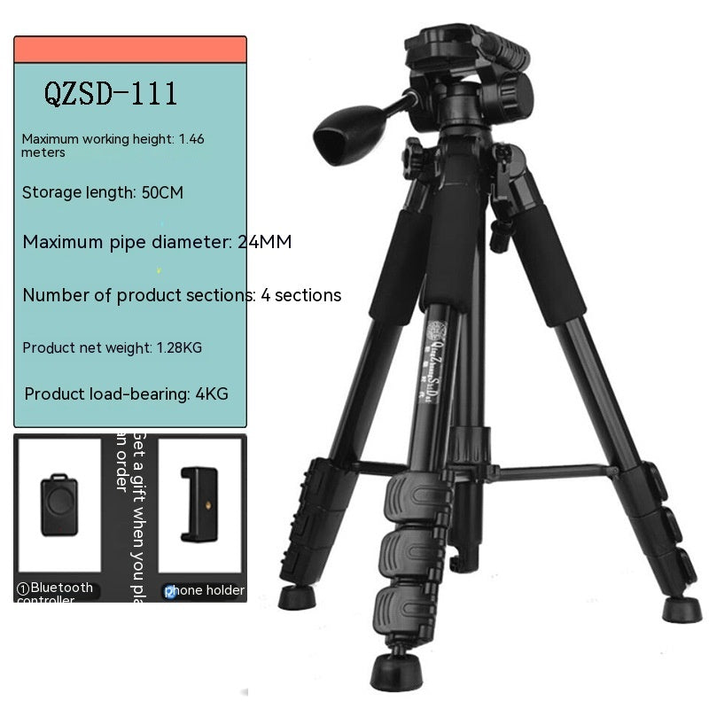 Light Age Aluminum Alloy Bracket SLR Camera Tripod