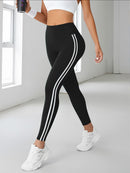 High Waist Hip Lift Tight Belly Trimming Fitness Sports Pants