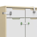 Home Baby Safety Protection Lock Anti-Clip Hand Door Closet Cabinet Locks Fo Fridge Cabinet Drawer Box Safe Lock For Kids No Tools Or Drilling Child Safety Cabinet Proofing Cabinet Drawer Door Latches