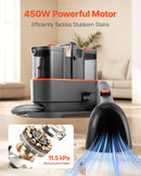 Portable Carpet Cleaner Machine Dual-Water Tank 11.5Kpa Upholstery Cleaner