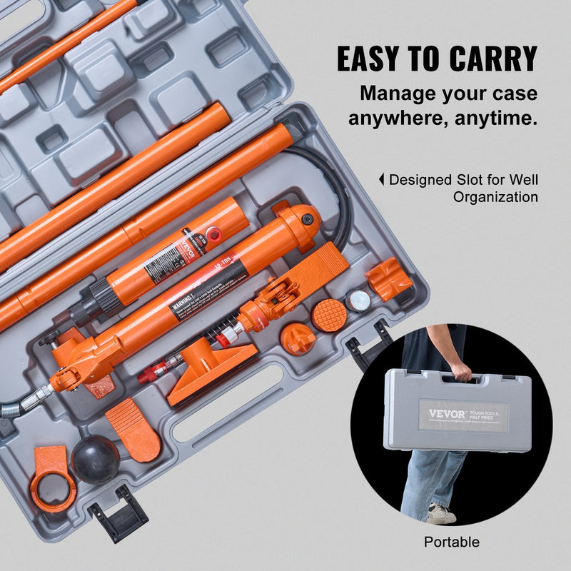 10 Ton Hydraulic Jack Air  Lift Ram Body Frame Porta Power Repair Kits