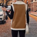 European And American Lamb Wool Vest Women's Autumn And Winter Fur Composite