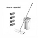 Mop Magic Floor Squeeze Squeeze Mop With Bucket Flat Bucket Rotating Mop For Wash Floor House Home Cleaning Cleaner Easy