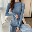 Slim Fit Inner Wear All-matching Sweater Long Sleeve