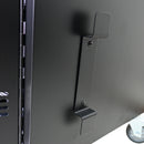 Tablet Laptop 32-bit-Plastic Device Basket Device For Mobile Charging Trolley- Includes Cable Management Dividers, Cable Clips, Storage Compartment, And Removable Doors  Black